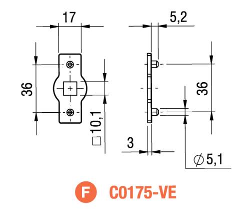 C0175-VE Cam Plate