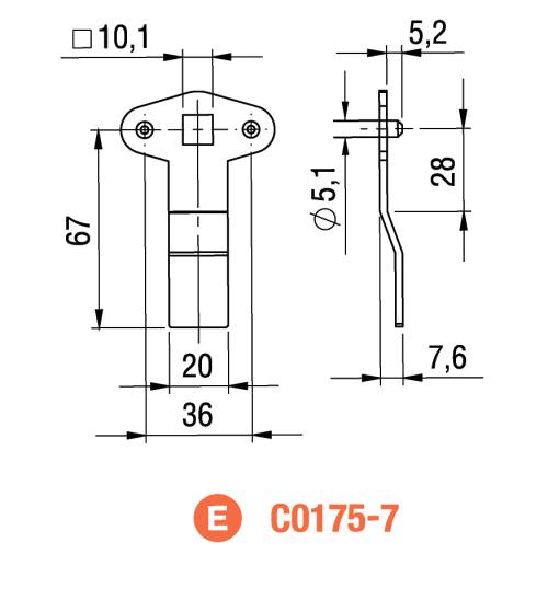 C0175-7 Cam Plate