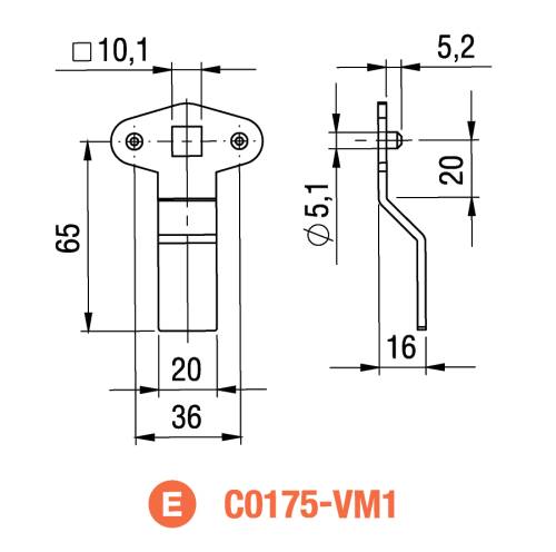 C0175-VM1 Cam Plate